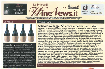 Wine News.it - Il grande ritorno del fiasco